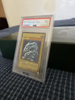 Konami Blue-Eyes White Dragon SDK-001 Kaiba PSA 9 Ultra Rare Unlimited FADED - Image 2