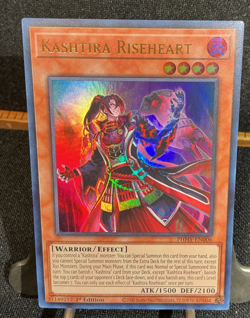 Yugioh! Kashtira Riseheart - PHHY-EN006 Ultra Rare 1st Edition Foil - Image 1