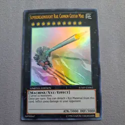 Yugioh Superdreadnought Rail Cannon Gustav Max JUMP-EN062 Ultra Rare NM - Image 1