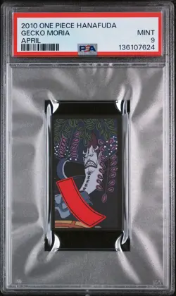 2010 ONE PIECE HANAFUDA APRIL GECKO MORIA PSA 9 - Image 1