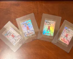 (SEALED) One Piece CCG Us Voyage Monkey D. Luffy College Card in Hard Case - Image 1