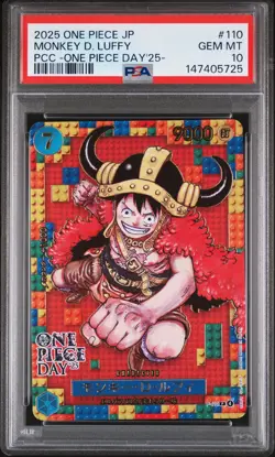 2025 ONE PIECE JPN PREMIUM COLLECTION ONE PIECE DAY'25 MONKEY D LUFFY PSA 10 - Image 1