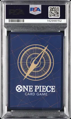 2025 ONE PIECE OP13-CARRYING ON HIS WILL 3RD ANV-GOLD #004 SHANKS PSA 10 - Image 2