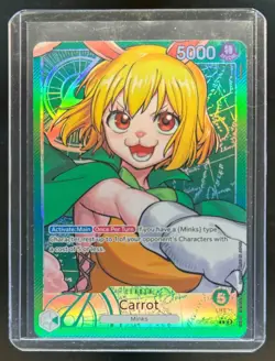 2024 One Piece Two Legends Carrot Alternate Art Leader #OP08-021 - Image 1