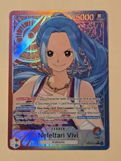 One Piece EB03-001 Nefeltari Vivi (L) Leader Alt Art Heroines Edition Alternate - Image 1