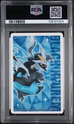2012 POKEMON BLACK 2 PLAYING CARDS 8 OF CLUBS GOLURK PSA 10 - Image 2