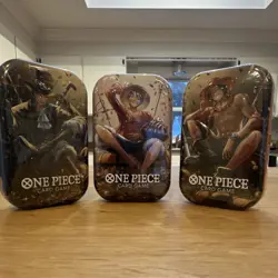 Bandai Namco One Piece Card Game Tin Pack Set Vol.2 (6) OP13 Booster Packs - Image 1