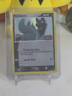 Poochyena 80/110 EX Holon Phantoms Stamped Reverse Holo Pokemon Card 2006 Rare! - Image 1