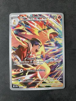 Pokemon TCG Ethan's Typhlosion Destined Rivals Illustration Rare Card 190/182 NM - Image 1