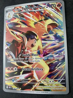 Pokemon TCG Ethan's Typhlosion Destined Rivals Illustration Rare Card 190/182 NM - Image 2