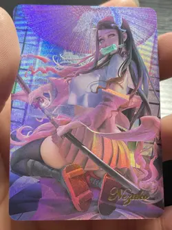Nezuko Kamado Demon Slayer Custom Goddess Story Anime CCG Card - Image 1
