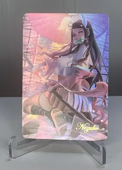 Nezuko Kamado Demon Slayer Custom Goddess Story Anime CCG Card - Image 2