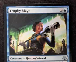 MTG FOIL Trophy Mage- STAMPED -Aether Revolt Magic the Gathering Card # 048 - Image 3