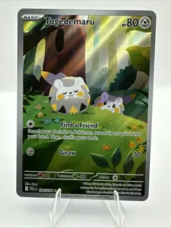 Pokemon TCG Togedemaru 104/94 Phantasmal Flames Illustration Rare NM Card - Image 1