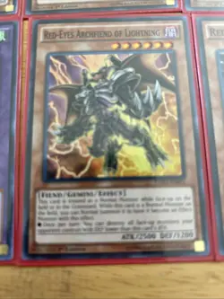 Lot 20 L Yu-Gi-Oh 1st Edition 1996 Powerful Dragon Red Eyes Black Metal Card Set - Image 5