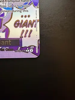 Gum-Gum Giant OP09-078 Luffy One Piece English Manga Card The Best vol.2 PRB-02 - Image 4