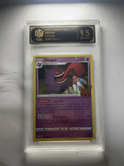 2021 Pokemon ENG Gengar 057/198 TOC 9.5 Gem-Mint Graded Card Helloween QI94 - Image 1