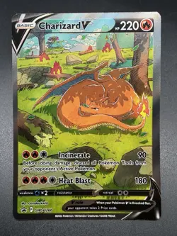 Pokemon TCG Charizard V SWSH260 Promo Holo Black Star Promo Card NM/MT - Image 1