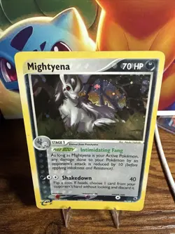 Pokemon TCG Mightyena EX Ruby and Sapphire Holo Rare Card 10/109 Near Mint - Image 1