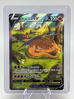 Charizard V SWSH260 Sword & Shield Black Star Promo Cards Holo 2022 NM+ - Image 1