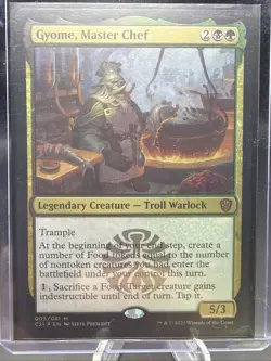 Gyome Master Chef Commander 2021 Foil Card 005 Magic The Gathering - Image 2
