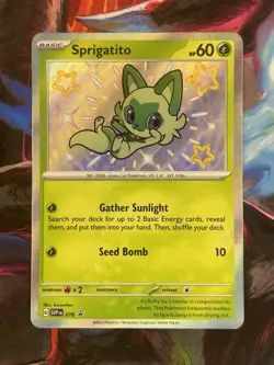 Sprigatito 076 Promo SV: Scarlet & Violet Promo Cards NM Pokemon - Image 1