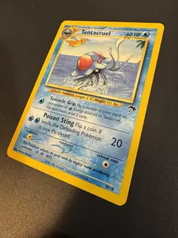 Pokemon Tentacruel Card 10/18 Southern Islands Promo - Image 3