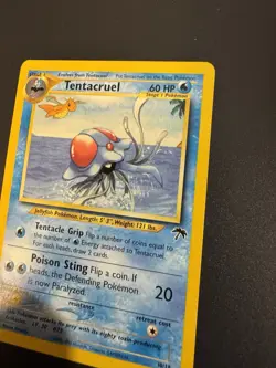 Pokemon Tentacruel Card 10/18 Southern Islands Promo - Image 4