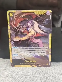 One Piece Card Game Crocodile OP14-120 SEC | Special Foil | Near Mint - Image 1