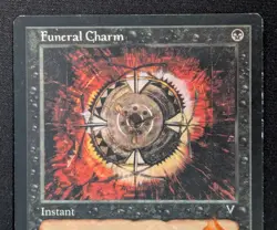 MTG Funeral Charm- STAMPED -Visions Magic the Gathering Card # 061 - Image 3