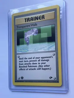 1st Edition Gym Challenge Transparent Walls 125/132 Pokemon Card WOTC Vintage LP - Image 2