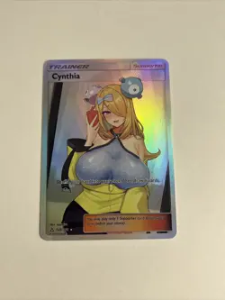 Cynthia Anime Waifu Sexy Doujin ACG DIY Trainer Art card - Image 2