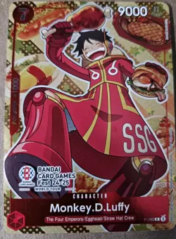 Monkey.D.Luffy (Bandai Card Games Fest 24-25) P-080 One Piece Promotion Cards - Image 1