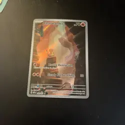 Pokemon Card - Charmander Scarlet & Violet 151 168/165 Holo Illustration Rare - Image 1