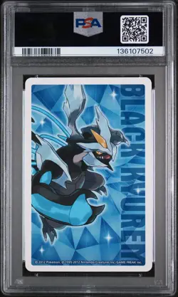 2012 POKEMON BLACK 2 PLAYING CARDS 5 OF CLUBS SERVINE PSA 9 - Image 2