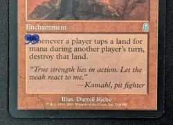 MTG Price of Glory- STAMPED -Odyssey Magic the Gathering Card # 214 - Image 4