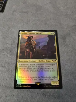 Wizards of the Coast Lotho, Corrupt Shirriff Rare Foil Creature White Black #213 - Image 1