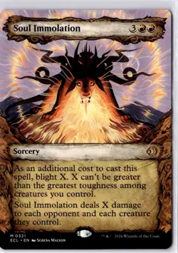 Soul Immolation (Showcase) Lorwyn Eclipsed Regular NM M 0321 - Image 1