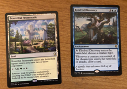 MTG Bountiful Promenade & Kindred Discovery Commander Legends NM - Image 1