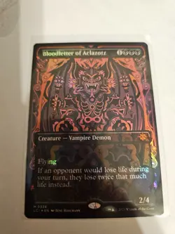 Bloodletter of Aclazotz Borderless FOIL MTG Lost Caverns of Ixalan LP - Image 1