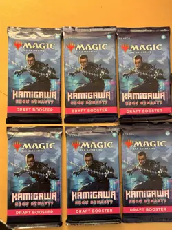 6 Kamigawa Neon Dynasty Booster Packs, 1 Welcome Pack Magic The Gathering MtG - Image 2