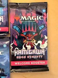 6 Kamigawa Neon Dynasty Booster Packs, 1 Welcome Pack Magic The Gathering MtG - Image 3