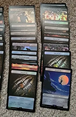 50x Double Sided Foil Tokens Magic MTG Assassin's Creed Mint Lot - Image 2