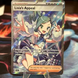 Pokemon TCG Lisia's Appeal Full Art Trainer Card 234/191 Surging Sparks - Image 1