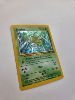 Pokemon Scyther 10/64 Jungle Holo Rare Unlimited 1999 Wizards TCG Holographic - Image 3