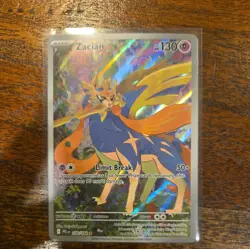 Zacian 100/094 Phantasmal Flames Illustration Rare Full Art Pokemon TCG MINT - Image 1