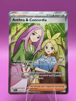 Anthea and Concordia 254/217 Ascended Heroes Pokemon TCG Full Art Trainer - Image 1