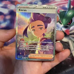 Pokemon Kieran Trainer Special Illustration 174/131 Prismatic Evolutions Holo - Image 2