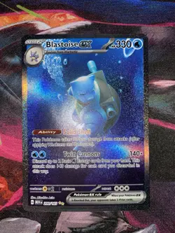 Pokemon Blastoise EX 200/165 Special Illustration Rare SV Scarlet & Violet 151 - Image 1