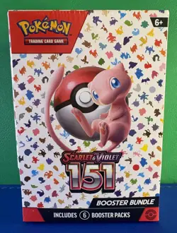 Pokemon TCG 151 Booster Bundle - 6 Packs - SEALED - Image 1